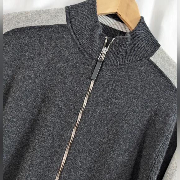 THEORY 100% Cashmere Full Zip Cardigan Sweater Size Small - Picture 2 of 12